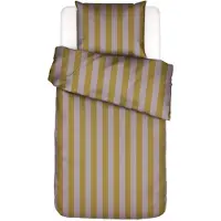 Essenza Minte Stripe Pale purple - Olive Bettwäsche 1p set 135x200+1 Kissenbezug