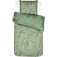 Essenza Bettwäsche Marigold Quiet Green Bio-Baumwollsatin-135 x 200 cm