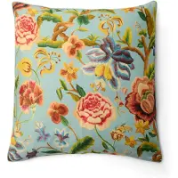 Essenza Roselina Surf green Dekokissen 50 x 50 cm