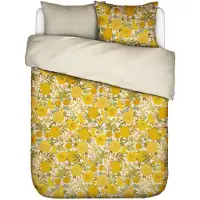 Essenza Bettwäsche Florentien Gelb Bio-Baumwollsatin-200 x 200 cm