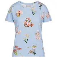 Essenza Pyjama Shirt Damen Ellen Annebella Zen Blue-S