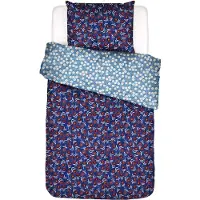 Essenza & Co. Bio Baumwoll-Bettwäsche-Garnitur Blooming Ballet Farbe Marine blue Größe 135x200+80x80