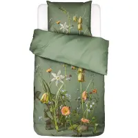 Essenza Bettwäsche Ficaria Greenish Bio-Baumwollsatin-135 x 200 cm