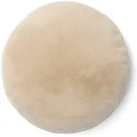 Essenza Mads Furry Oatmeal Dekokissen 45 Round
