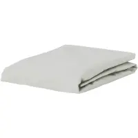 Essenza Spannbettlaken The Perfect Organic Jersey Silver (Jersey)-Lits-Jumeaux XL (180/200 x 200/210/220 cm)