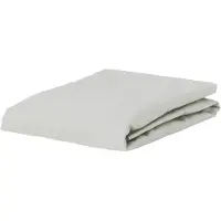 Essenza Topper Spannbettlaken The Perfect Organic Jersey Silver (Baumwolle)-1-persoons (90/100 x 200/210/220 cm)