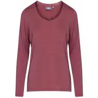 Essenza Pyjama Shirt Damen Luyza Uni Mauve-S