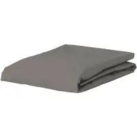 Essenza Spannbettlaken The Perfect Organic Jersey Steel Grey (Jersey)-1-person XL (90/100 x 200/210 cm)