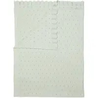 Essenza Plaid Knitted Ajour Morning Swim Uni-130 x 170 cm