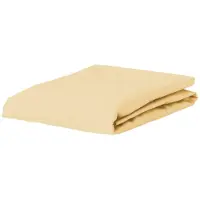 Essenza Spannbettlaken Minte Yellow Straw (Satin)-200 x 200 cm
