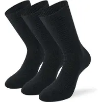 Lenz No Pressure Half Socks 3 Pairs Schwarz EU 39-42 Mann