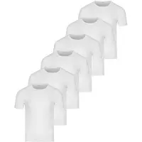 Ragman Unterhemd / Shirt Kurzarm Basic in Weiß | Gr.: XXL