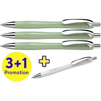 Schneider Schreibgeräte AKTION: Kugelschreiber Slider Rave XB farbsortiert, Schreibfarbe: blau, 3 St. + GRATIS 1 S