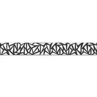 MR-Zaun Alu-Designeinsätze, Horizontal