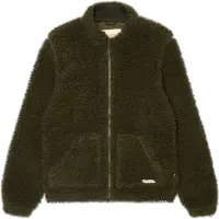 Rvlt Kurze Jacke aus Plüsch mit grossen Kängurutaschen