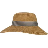 P.A.C. Kellii Classic Straw Hat dark beige - Größe S/M 30541005