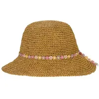 P.A.C. - Lilen Bucket Straw Hat - Hut Gr S/M beige/braun