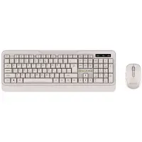 Tellur Green Wireless Keyboard and Mouse Nano Recever Creame