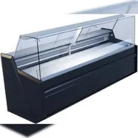 Igloo Kühltheke Deep mit gerader Frontverglasung Dynamische Kühlung 240 Liter Volumen 1500x860x1220 mm