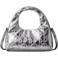 Calvin Klein Handtasche Puffy Aop Mini Bag With Strap LV04F3444G Silberfarben