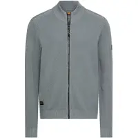 Camel active Strickjacke mit Stehkragen in Blau | Gr.: 6XL