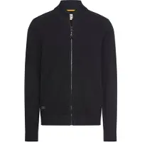 Camel active Strickjacke mit Stehkragen in Navyblau | Gr.: 6XL