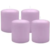 Kopschitz Kerzen 4er Set Adventskranzkerzen Mittelflieder Ø 100 x 120 mm