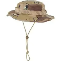 MFH US GI Buschhut Kinnband - 6-Farben-Desert / XL