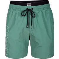 Arena Badeshorts "M ELASTIC BAND BEACH BOXER", Herren, Gr. XXL, N-Gr, grün (sage), Obermaterial: 100% Nylon, Badehosen Badeshorts