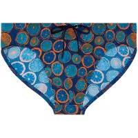 Hom Badehose Swim Mini Briefs Trapani in navy print | Gr.: S