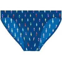 Hom Badehose Swim Micro Briefs Calcio in navy print | Gr.: L