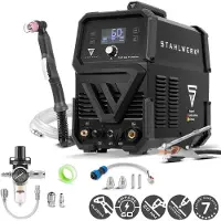 Stahlwerk Plasmaschneider CUT 60 P Digital – Plasmaschneidgerät mit 60 A, Schneidleistung bis 20 mm, Inverter Plasma Cutter mit HF-Pilotzündung