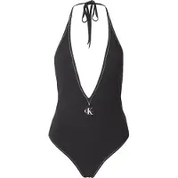 Calvin Klein Plunge One Piece Black Größe: S | Badeanzüge Outlet | Damen | Schwarz