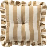 Dutch decor Sitzkissen 'Bella' 40 x 40 cm Irish Cream - Beige