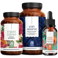 NATURTREU Frauengesundheit-Paket: Frauenstärke, Kraftreserve, Augenweide - 268,9 g