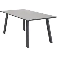 LC Garden Sunrest Esstisch Aluminium/Glaskeramik Beton Optik 180x90 cm
