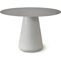 Solpuri Queen Dining Tisch Beton/Aluminium/Dekton Grau rund