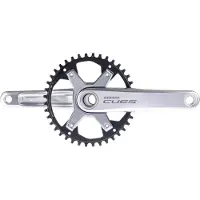 Shimano Kurbelgarnitur CUES FC-U6030-1 "Polished Silver Edition", 10/11-fach, 40T, 175 mm