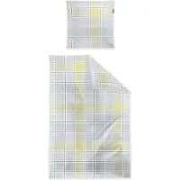 Irisette Seersucker Bettwäsche Easy 8715 blau 155x220 cm + 80x80 cm