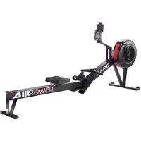 Care Fitness AIR ROWER, Luft, 150 kg, Kalorien, Distanz, Herzfrequenz, Erholungspuls, Strokes per minute, Zeit, Watt, LCD, 2420 mm, 610 mm