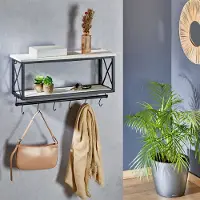 Idimex WANDGARDEROBE ARMANDO weiß/schwarz
