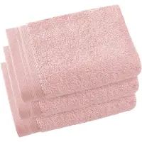 De Witte Lietaer Gästehandtuch Contessa Pearl Pink (40 x 60 cm) (Set von 3 Stück)