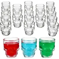 MamboCat 24er Set Totenkopf Schnapsgläser 5cl aus Glas - 27022085