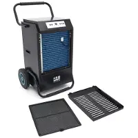 HBM Professionelle Baubehälterspülmaschine, Luftentfeuchtung, Feuchtigkeitssauger 90 Liter, 1080 Watt