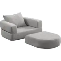 OKWISH Modulares Sofa Set Hellgrau 41x101x90 cm mit elegantem Design, hochwertigem Chenille-Stoff, vielseitig und komfortabel