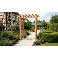 Meingartenversand.de Laubengang Monthey 190 x 225 x 100 cm - Gartentrenner aus Douglasie / Kiefer – Pergola für den Garten - Holzpergola als Rankhilfe