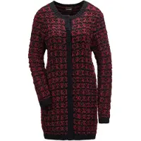 Goldner Strickjacke "Schicker Strickcardigan mit Glanzgarnen" Mit Glanzgarnen