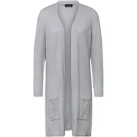 Goldner Strickjacke "Kurzgröße Modische Kaschmir-Longstrickjacke" Ohne