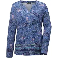 Goldner Print-Shirt "Kurzgröße Elegantes Blusenshirt, Paisley-Design" keine/nicht relevant