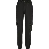 Urban Classics Ladies - Stretch Denim Cargo Jeans - W27